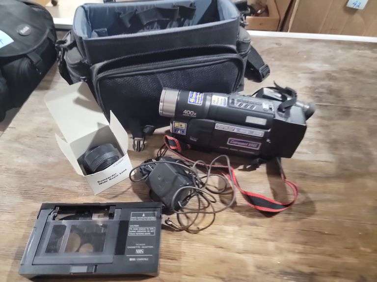 JVC Camcorder With Ambico Bag