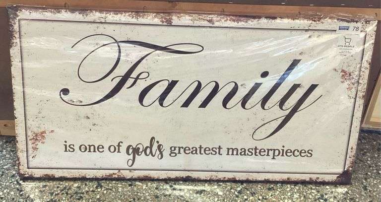 New Canvas Wall Art 20”x40” Family is one of god’s greatest masterpieces