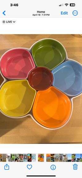 Colorful Melamine Server