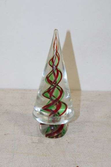 Art Glass Christmas Tree