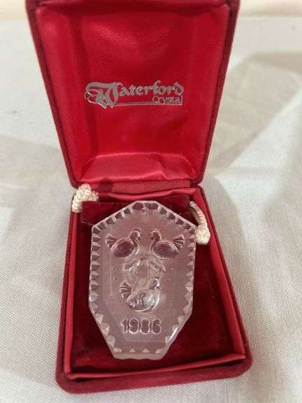 1986 Waterford Crystal Ornament