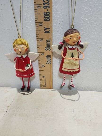 New Lori C Mitchell Christmas Angel Ornaments