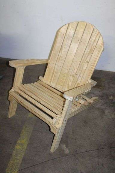New Amish Built Folding Adirondack Armchair