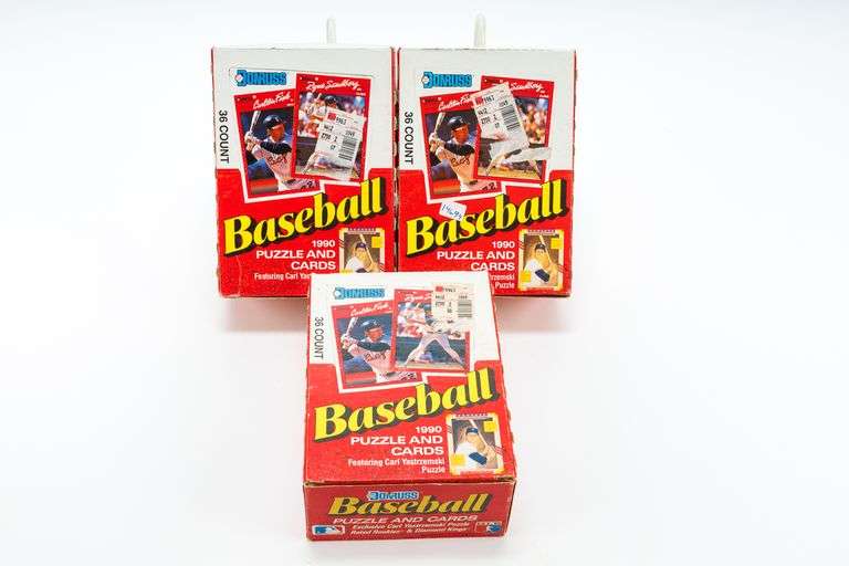 1990 Donruss Puzzle and Card Packs