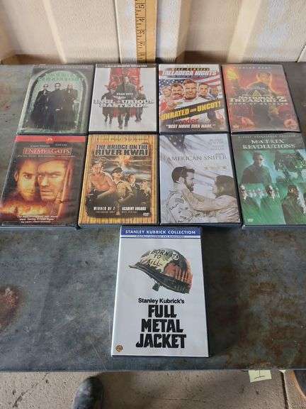 Nine Assorted DVDs