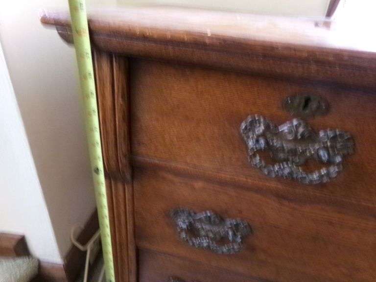 4 Drawer Dresser 44W x 19D x 33H And Misc. DVDs Included.