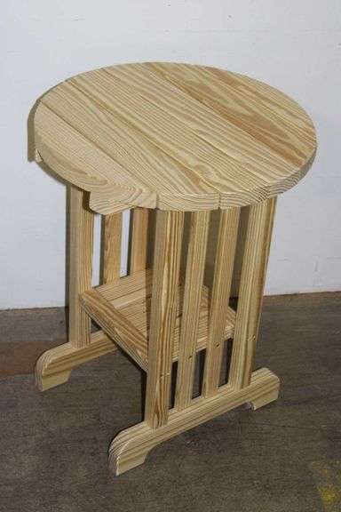 New Amish Built Tall Balcony Adirondack Side Table