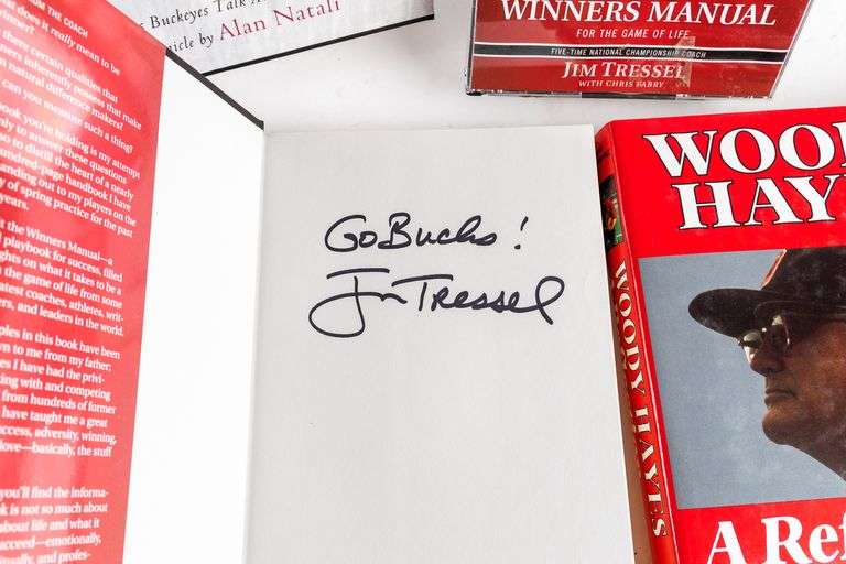 The Ohio State Buckeyes- Urban Meyer Book,Tressel Signed Books and More