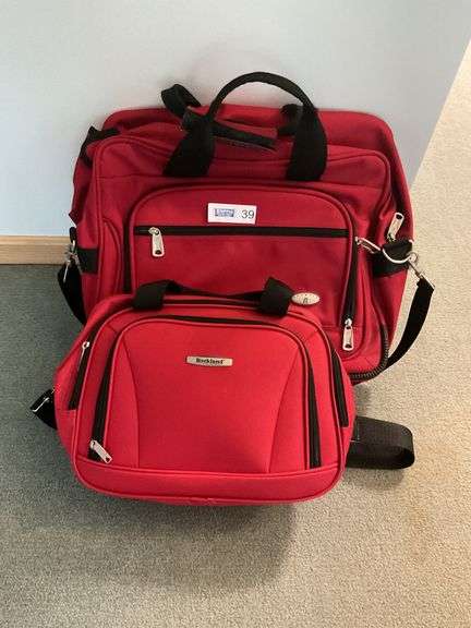 2 pcs. Red Luggage - Good Condition.