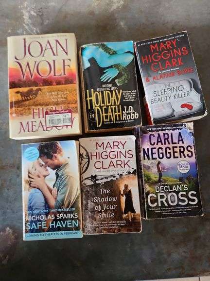 Six Assorted Paperback Novels
