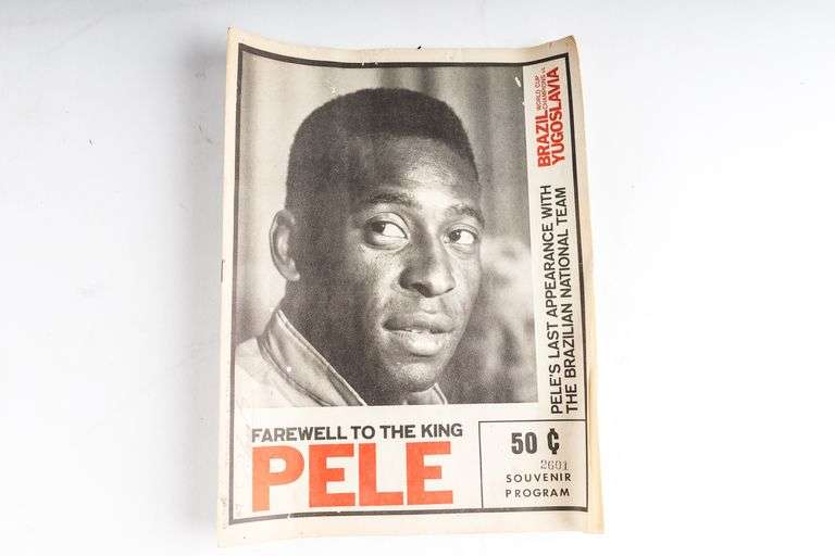 Farewell to King- Pele Soccer World Cup Program