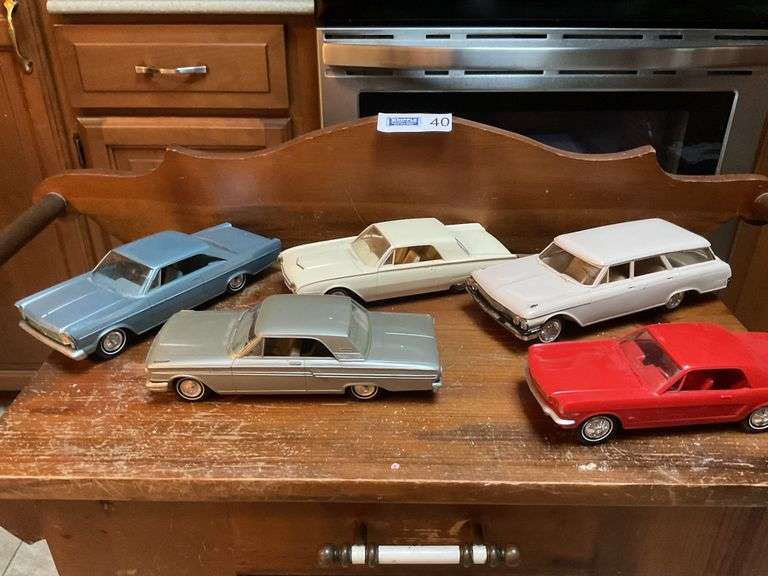 5 Vintage Collector Cars - Good Condition.