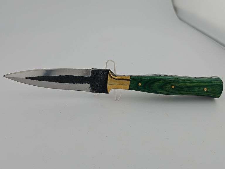 Carbon Steel Dagger w/ Leather Sheath