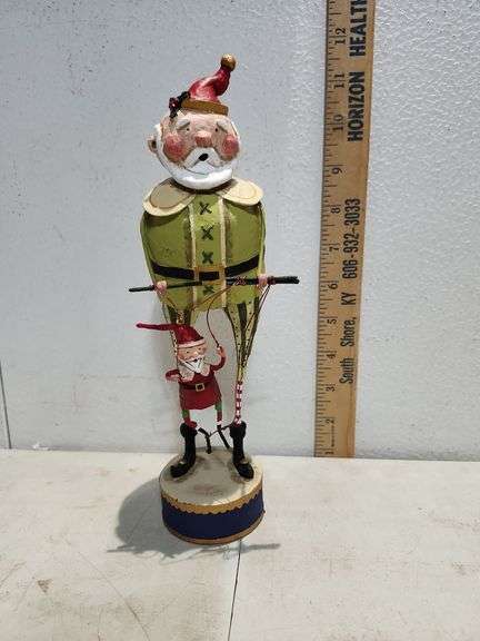 New In Box Lori  Mitchell ESC The Toymaker Santa Figure