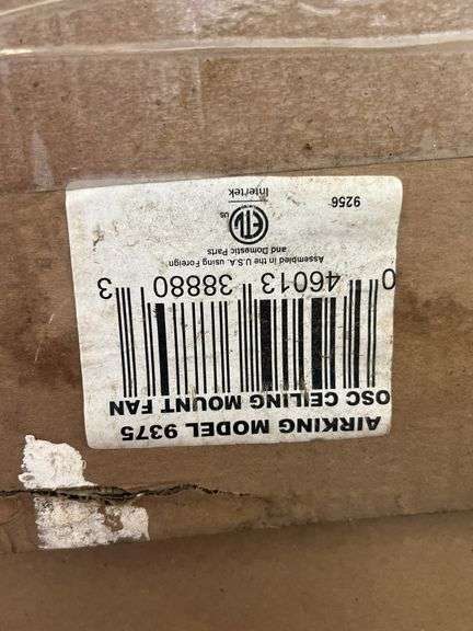 Airking Model 9375 OSC Ceiling Mount Fan