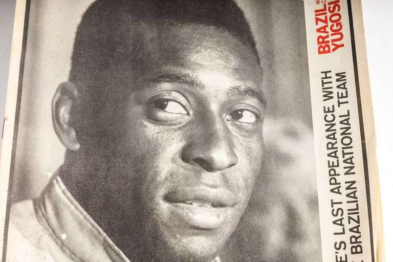 Farewell to King- Pele Soccer World Cup Program