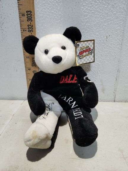 Salvino's Team Racing Dale Earnhardt Bear 3 Does Have Dirty Foot
