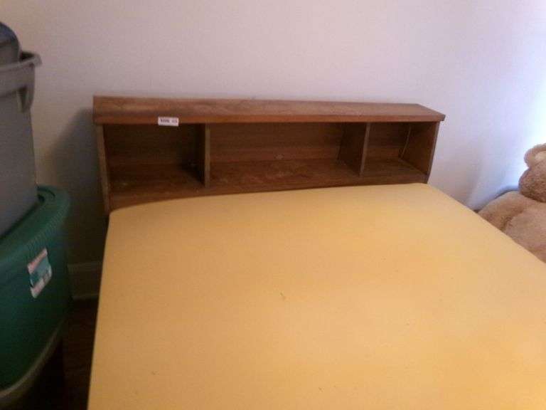 Full Size Bed, Dresser Includes Contents, Tote With Contents