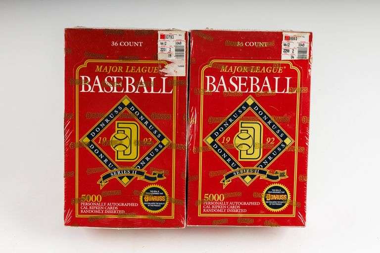 Sealed 1992 Donruss Series II Baseball Cards x 2