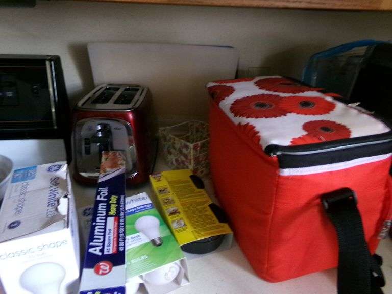 Contents Of Everything On Kitchen Counter.