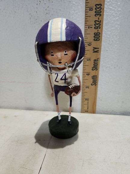 New Lori C Mitchell ESC Touchdown Timmy Purple Figure
