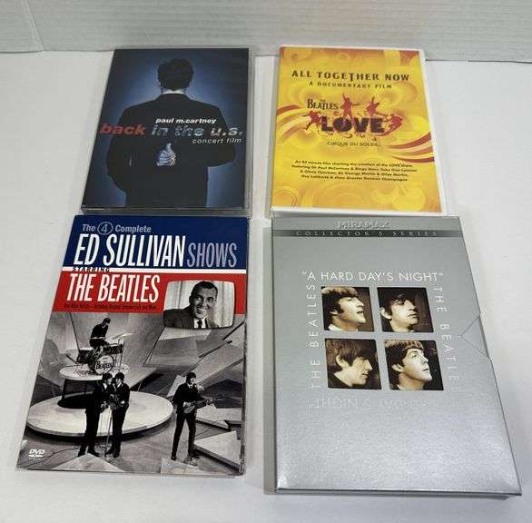 Beatles Documentary/TV Show & Paul McCartney Concert Collector Series DVD Lot