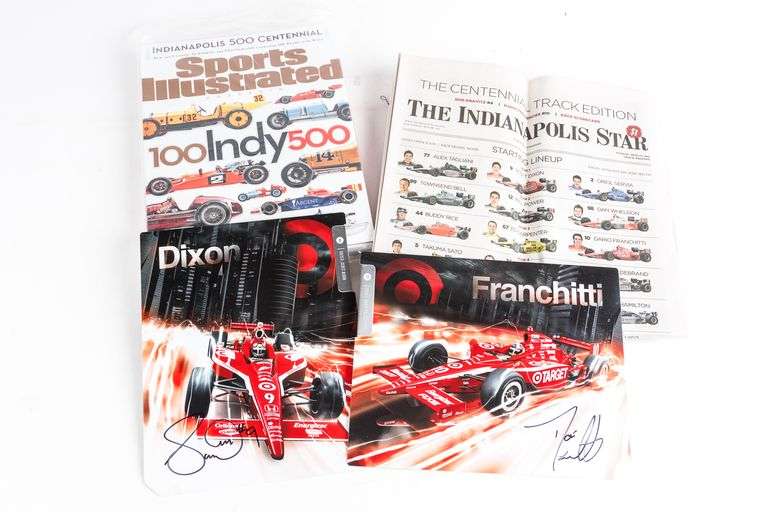Signed Race Car Memorabilia