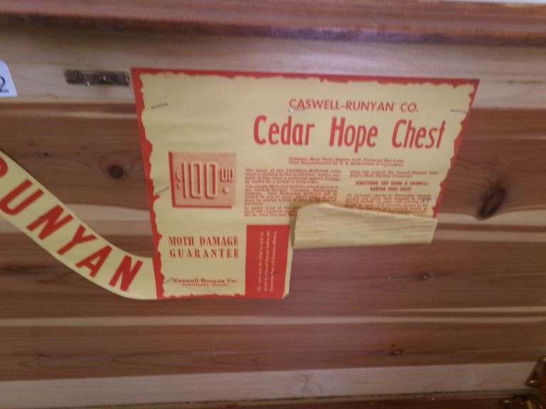 Caswell Runyan Company Cedar Chest
