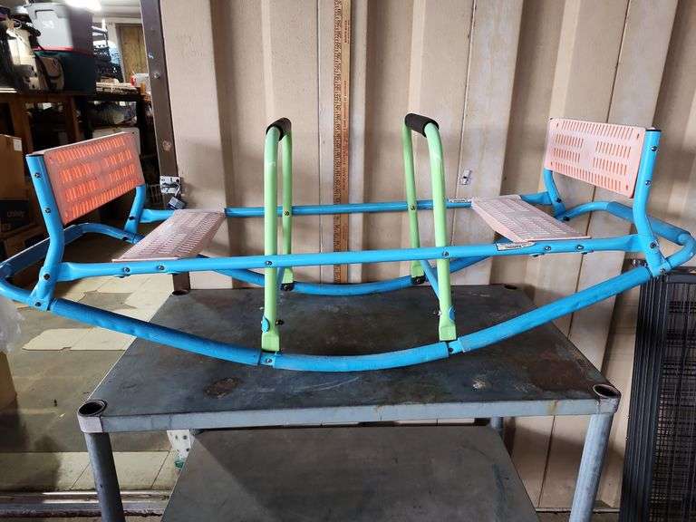 Metal With Plastic Seats Rocking Teeter Totter