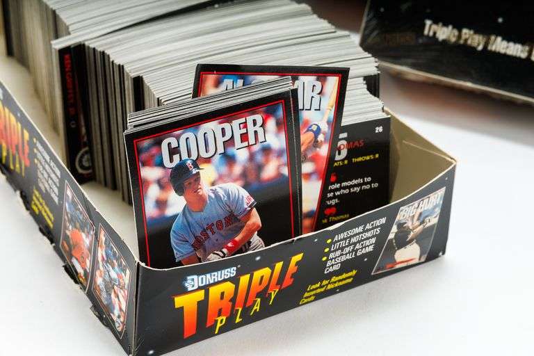 1993 Donruss Triple Play Baseball Cards- 4 Boxes