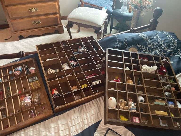 Typeset drawers and miniatures
