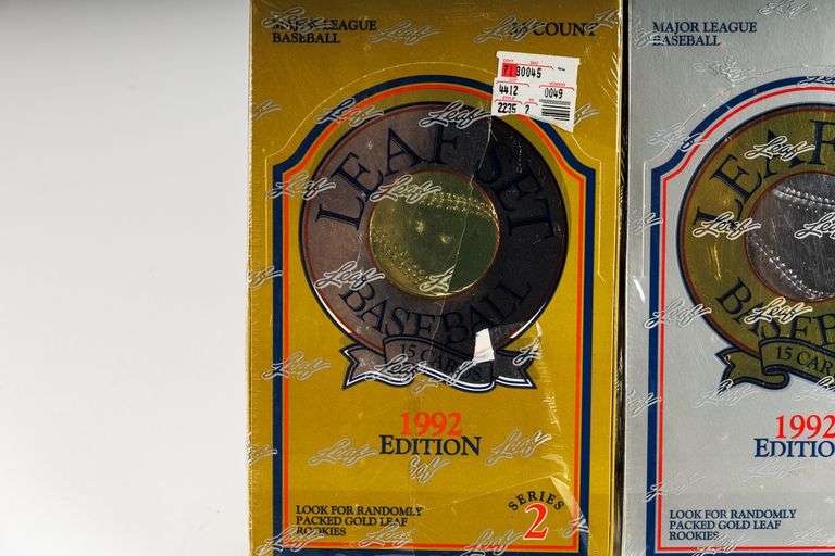 1992 Leaf Set Baseball Cards- Series 1 and 2
