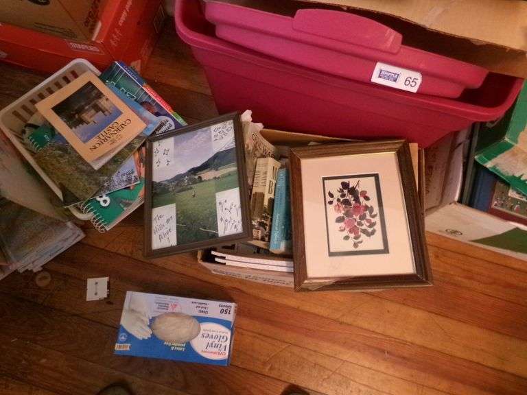 Misc. Books, Boxes & 1 Tote