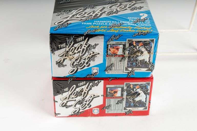 1991 Leaf Baseball Card Sets- Series 1 and 2