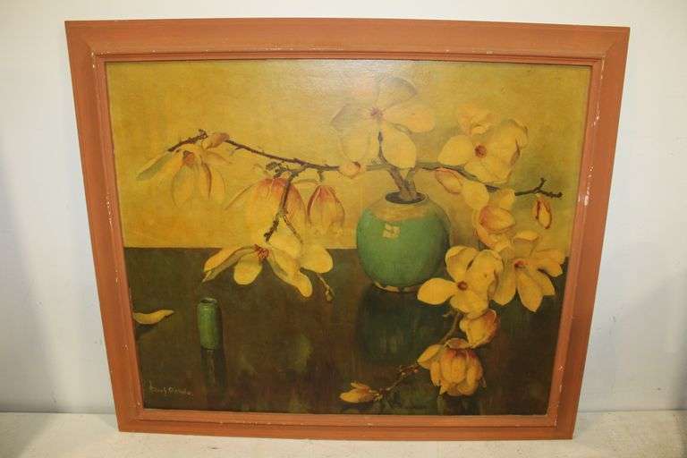 Franz Oerder Magnolia Still Life Print