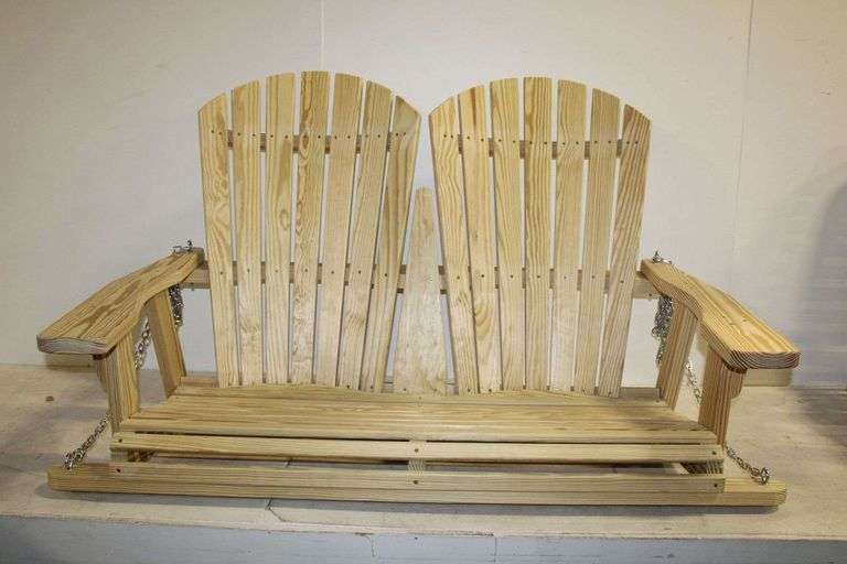 New Amish Built Adirondack Porch Swing