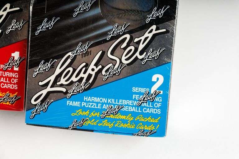 1991 Leaf Baseball Card Sets- Series 1 and 2