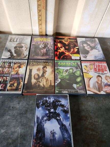 Nine Assorted DVDs