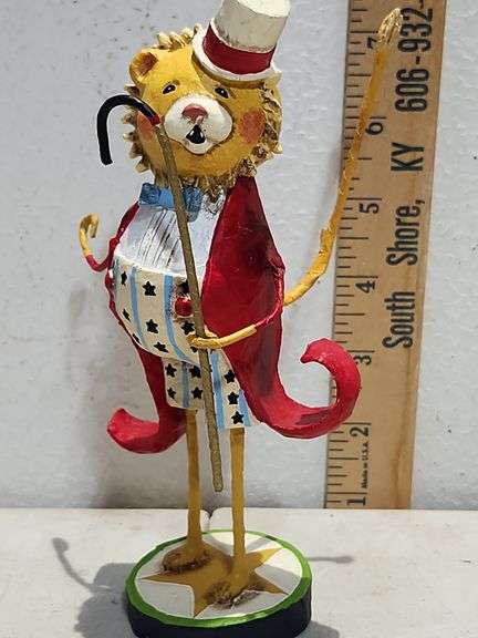 New Lori C Mitchell ESC Rumba The Ringmaster Cat Figure
