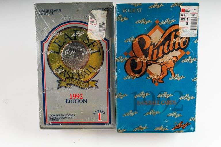 1992 Leaf Set Baseball Cards- 2 Sealed Boxes