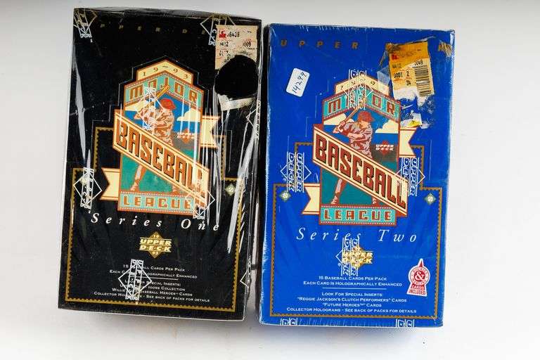 Sealed 1993 Upper Deck Series I and Series II Baseball Cards