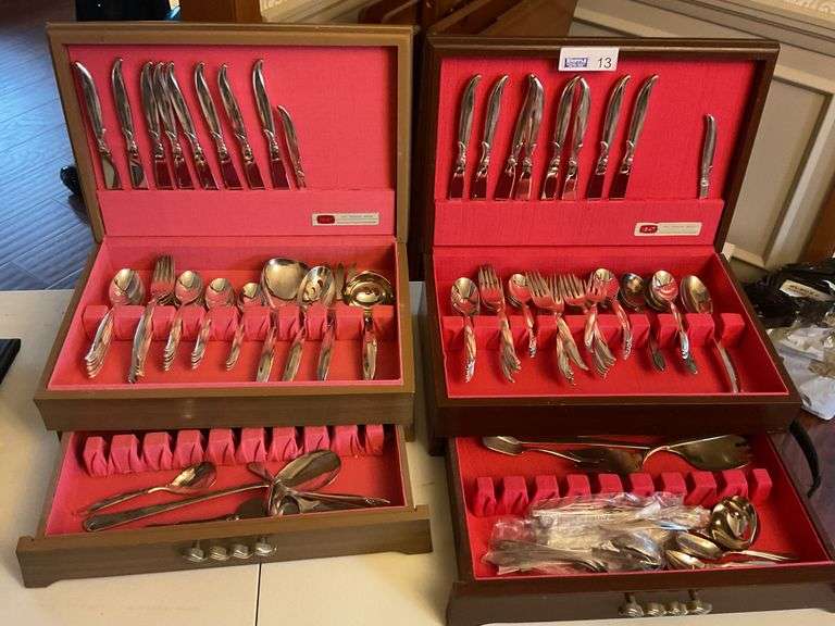 Rogers Bros. Silverplate Flatware In Box.