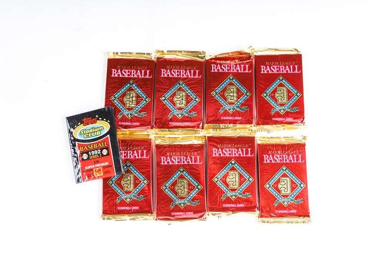 1992 MLB Baseball Topps and Donruss Sealed Packs