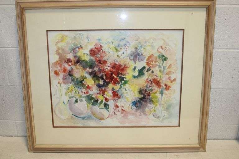 T.Walter Floral Watercolor Print