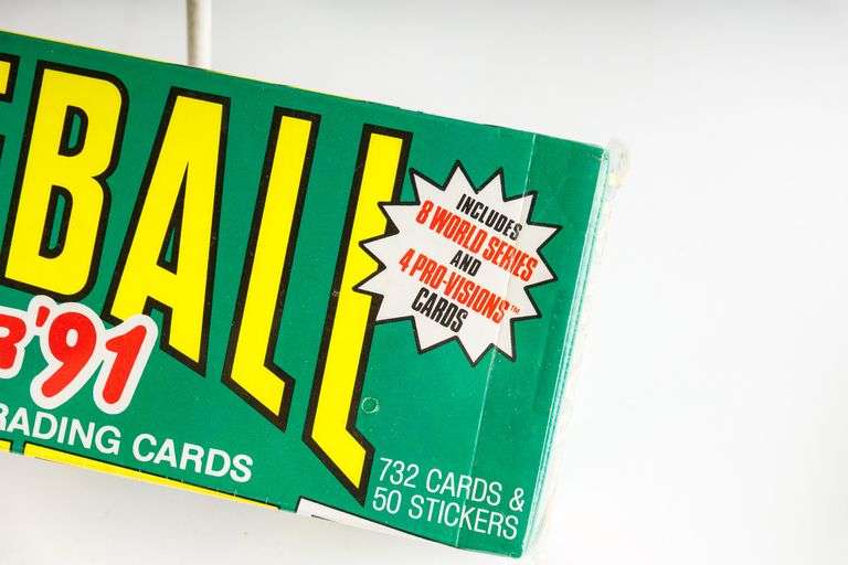 Sealed Box of Fleer 1991 Baseball Cards