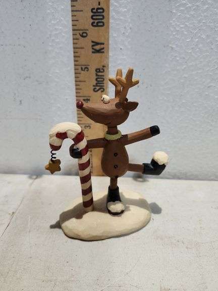 New Blossom Bucket Reindeer & Candy Cane