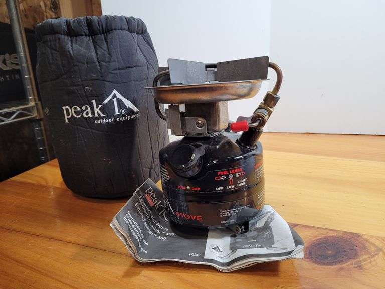 Ensemble de cuisson vintage Coleman Peak 1 casserole en acier