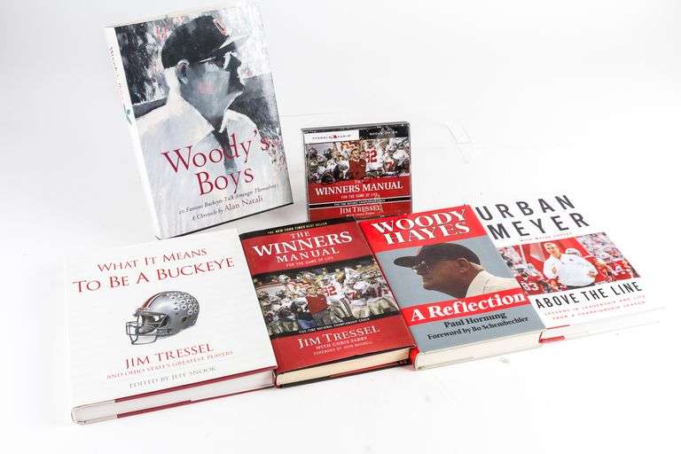 The Ohio State Buckeyes- Urban Meyer Book,Tressel Signed Books and More
