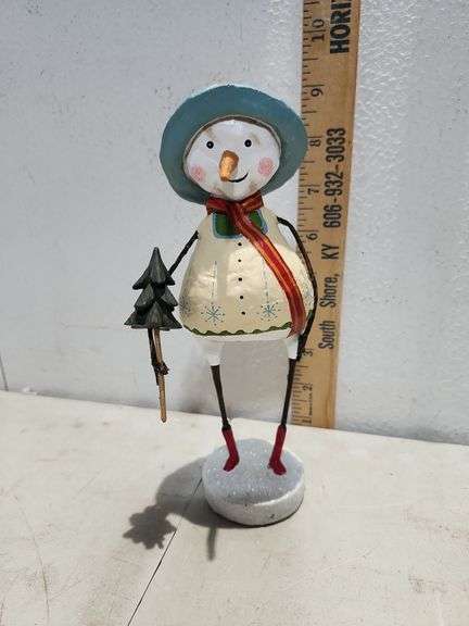 New In Box Lori C Mitchell ESC Nanny Frost Snowman Figure