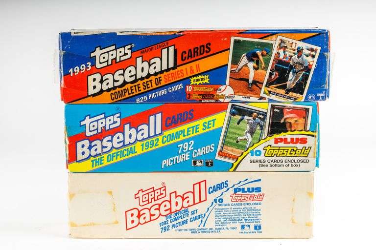 1992 and 1993 Topps Baseball Cards